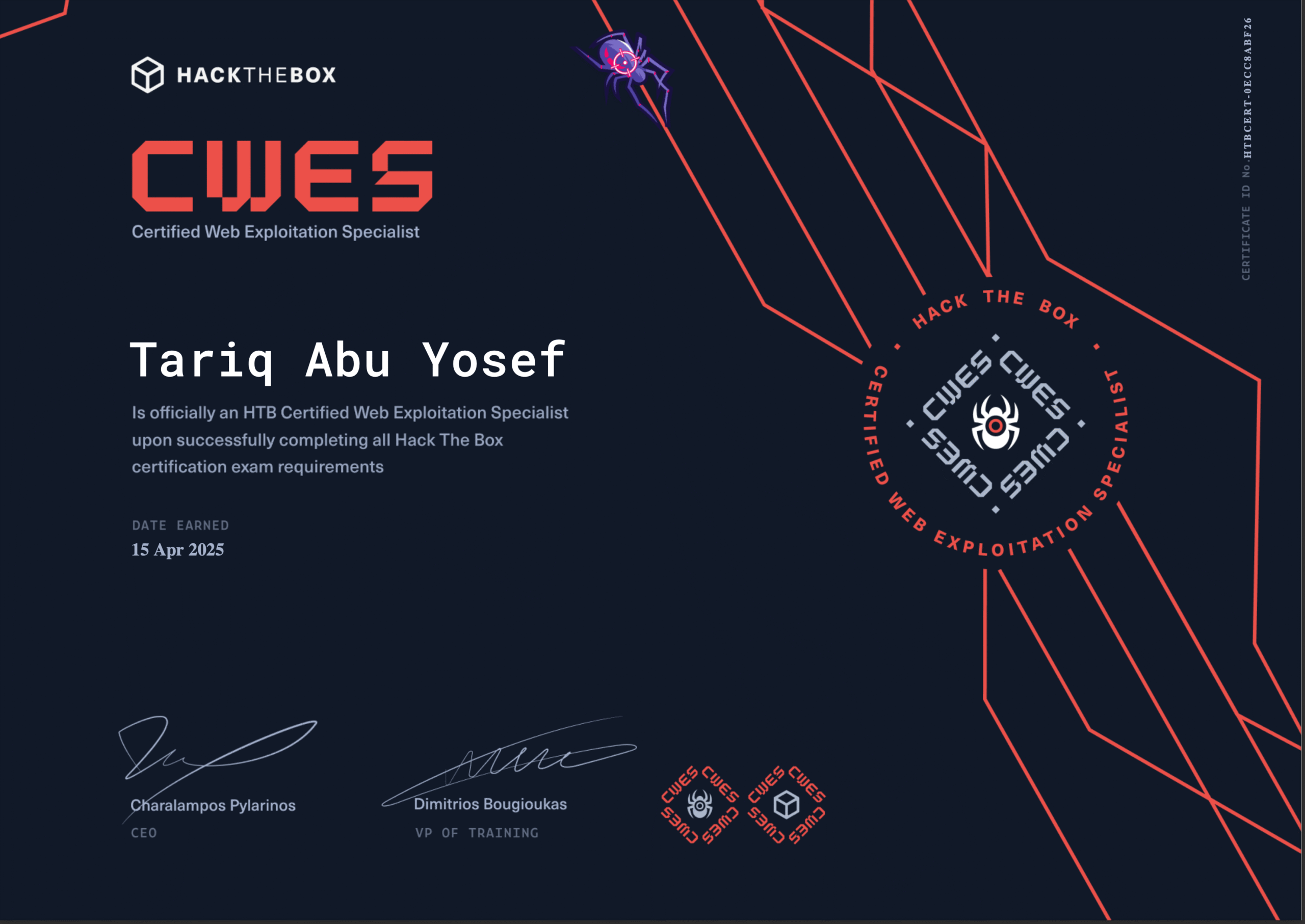 Hack The Box Certified Web Exploitation Specialist (HTB CWES)